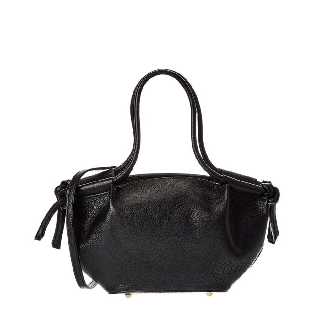 Isabella Rossetti Jolene27 Leather Shoulder Bag, Black